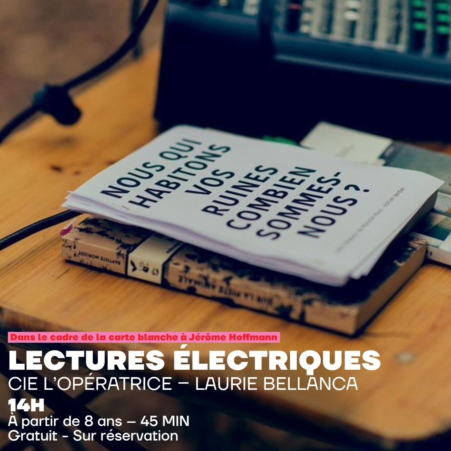 CARTE BLANCHE – l&rsquo;Atelline, Montpellier (26 sep. 2026)
